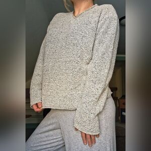 Columbia Vintage Women's Bouclé Textured Knit Pullover Sweater